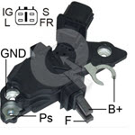 019-IB236 REGULADOR ALTERNADOR TIPO BOSCH 12VOLTIOS NUMERO Bosch F00M145236, F00M145305, F00M145324,