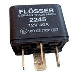 067-2245 MINI RELE 12V 40A 4 TERMINALES CON RESISTENCIA
